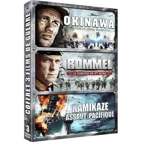 Coffret 3 Films De Guerre - Okinawa + Rommel, Le Stratège Du 3ème Reich + Kamikaze - Assaut Dans Le Pacifique - Pack