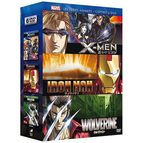 Marvel Séries Animées - X-Men + Iron Man + Wolverine - Pack