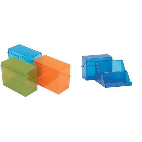 Helit Petit Bo¿Tier Translucide Pour Fiches, Format A7 A