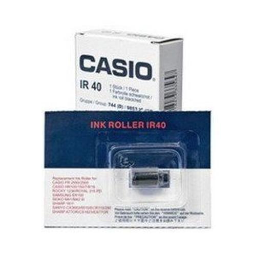 Casio IR-40 - 1 - noir - rouleau à encre - pour Casio FR101, FR1010, FR1011, FR510, FR5100, FR95, HR100, HR150, HR160, HR8, HR88, HR8B