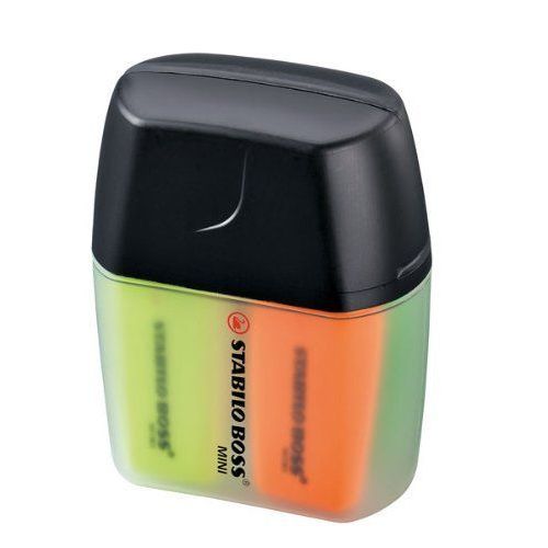 Stabilo Surligneur "Boss Mini", Boîte Plastique De 4