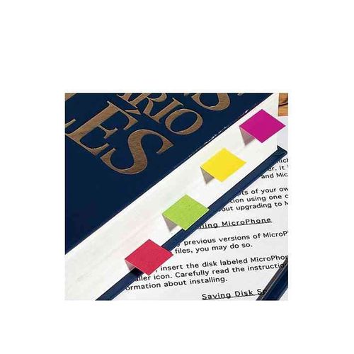Kores Marque-pages, 20 x 50 mm, couleurs n¿on, assorties