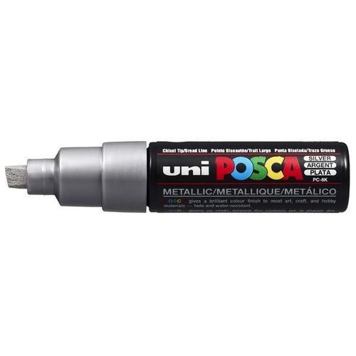 Uni-Ball Marqueur Peinture Posca (Pc-8k), Argent