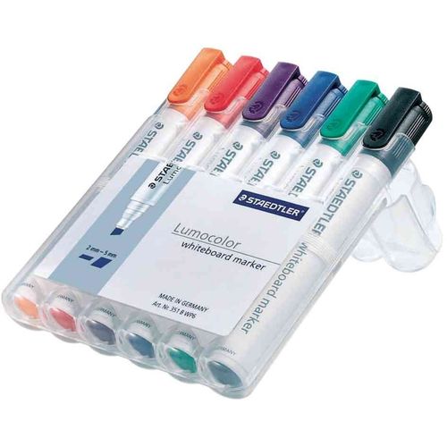 Staedtler Lumocolor Marqueur Tableau Blanc 351b, ¿Tui De 6,