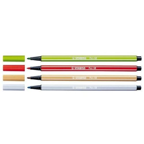 Stabilo Feutre Pen 68, ¿Paisseur De Mine: 1,0 Mm, Rouge