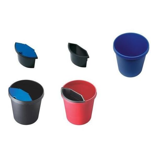 Helit Corbeille A Papier En Plastique, 18 Litres, En Pe,