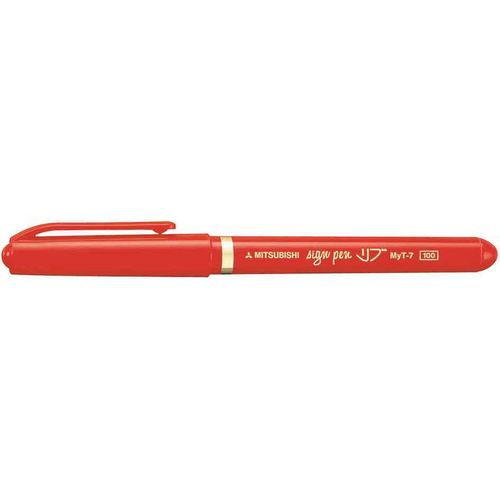 Uni-Ball Stylo Feutre Sign Pen (Myt7 R), Rouge