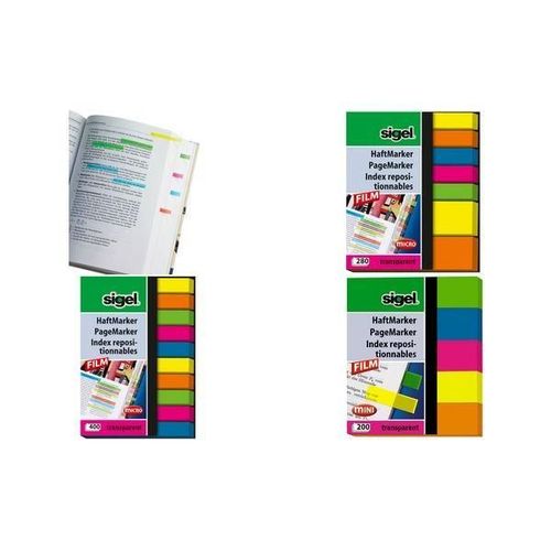 sigel index repositionnables Film mini, 50 x 12 mm
