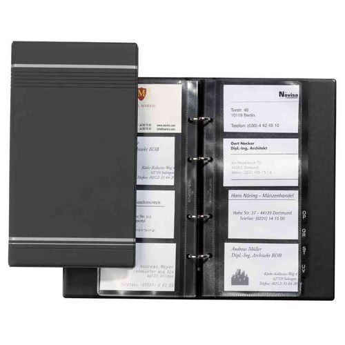 Durable Classeur A Anneaux Pour Cartes De Visite Visifix,