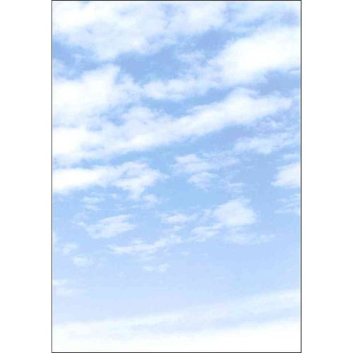 sigel papier design, format A4, 90g/m2, motif "Nuages" sur