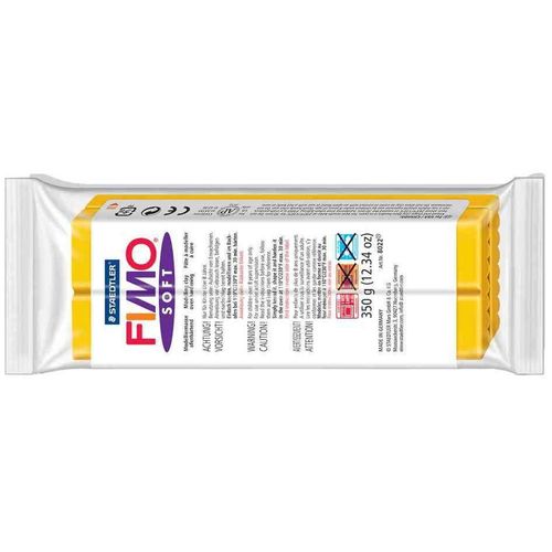 FIMO SOFT P¿te a modeler, durcit au four, bleu brillant,