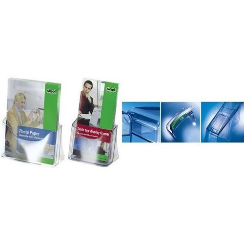 sigel Pr¿sentoir brochures de table, acrylique, DL, avec 1