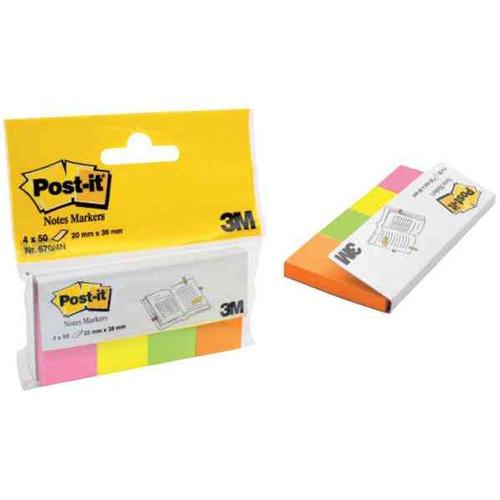 Marque-Pages Post-It Magic 671/3, 25 X 76 Mm, Couleur N¿On