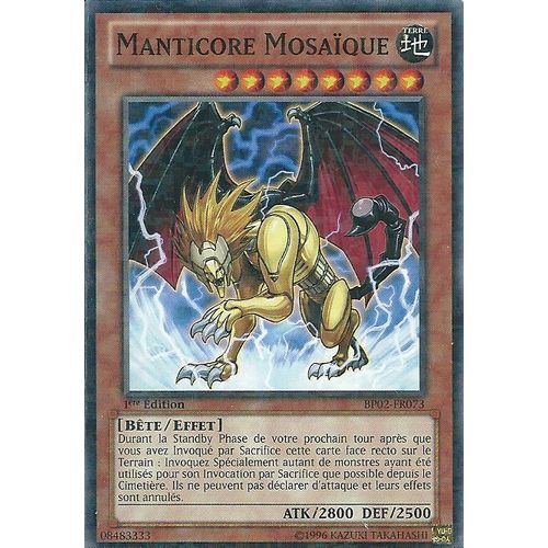 Manticore Mosaique - Bp02-Fr073 - Mosaïque Rare