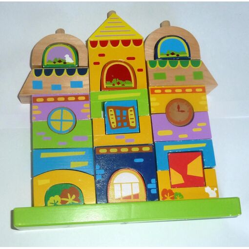 Jeu De Construction En Bois Empiplak - Éditions Okoïa - Occasion - Jouet éducatif Et Créatif