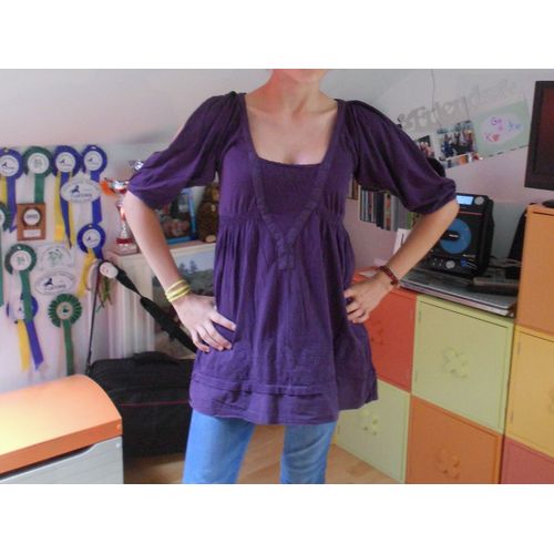 Tunique " Bershka ", Violet, Ts