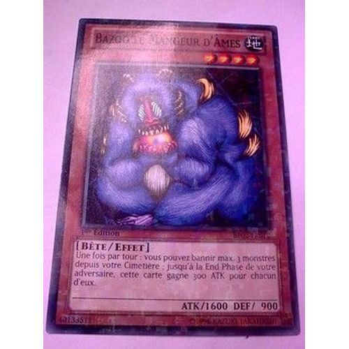 Carte Yu-Gi-Oh - Bazoo Le Mangeur D'ames - Bp02-Fr012 - Mosaique Rare