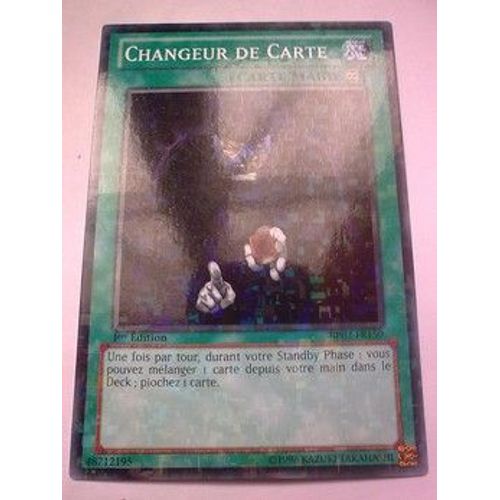 Carte Yu-Gi-Oh - Changeur De Carte - Bp02-Fr150 - Mosaique Rare