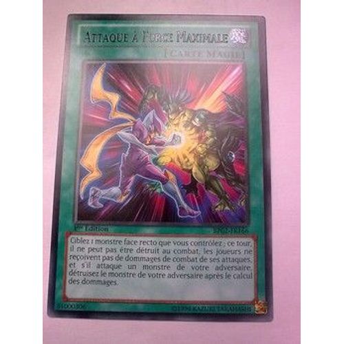 Carte Yu-Gi-Oh - Attaque À Force Maximale - Bp02-Fr166 - Rare