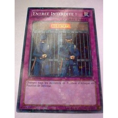 Carte Yu-Gi-Oh - Entrée Interdite - Bp02-Fr190 - Mosaique Rare