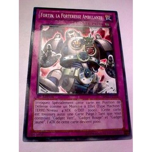 Carte Yu-Gi-Oh - Fortin La Forteresse Ambulante - Bp02-Fr188 - Mosaique Rare