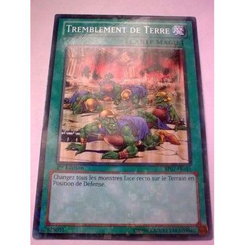 Carte Yu-Gi-Oh - Tremblement De Terre - Bp02-Fr145 - Mosaique Rare