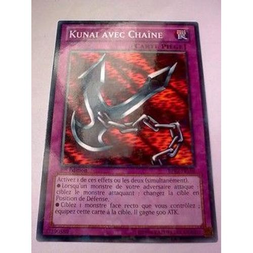 Carte Yu-Gi-Oh - Kunai Avec Chaine - Bp02-Fr198 - Mosaique Rare
