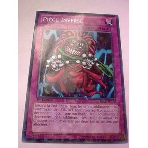 Carte Yu-Gi-Oh - Piege Inversé - Bp02-Fr169 - Mosaique Rare