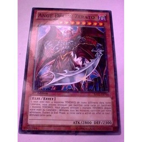 Carte Yu-Gi-Oh - Ange Dechu Zerato - Bp02-Fr060 - Mosaique Rare