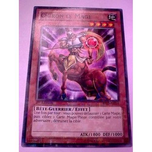 Carte Yu-Gi-Oh - Chiron Le Mage - Bp02-Fr034 - Mosaique Rare
