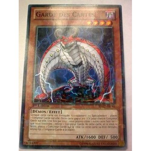Carte Yu-Gi-Oh - Garde Des Cartes - Bp02-Fr082 - Mosaique Rare