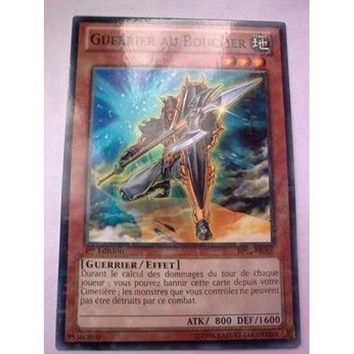 Carte Yu-Gi-Oh - Guerrier Au Bouclier - Bp02-Fr066 - Mosaique Rare