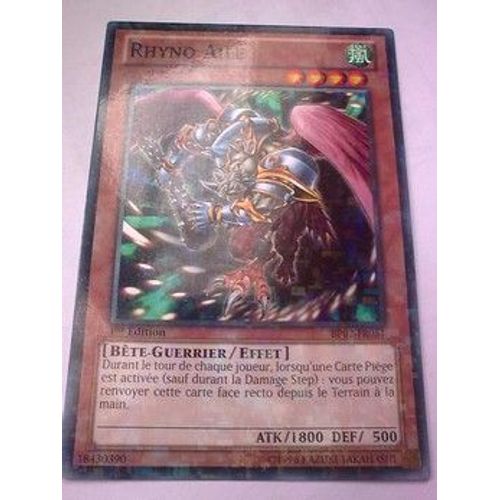 Carte Yu-Gi-Oh - Rhyno Ailé - Bp02-Fr051 - Mosaique Rare