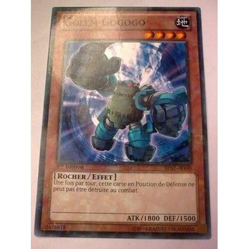 Carte Yu-Gi-Oh - Golem Gogogo - Bp02-Fr100 - Mosaique Rare
