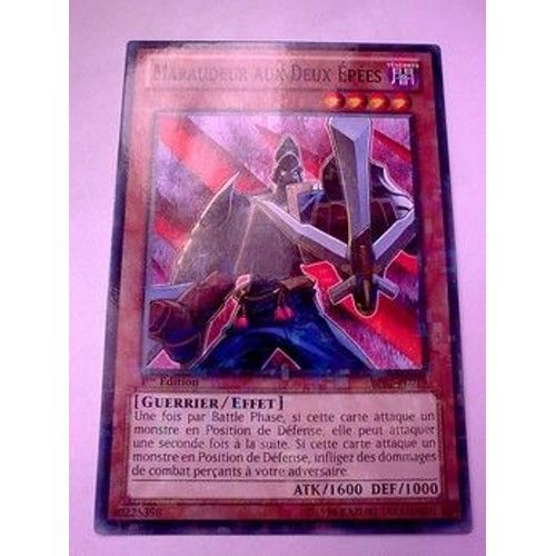 Carte Yu-Gi-Oh - Maraudeur Aux Deux Épées - Bp02-Fr079 - Mosaique Rare