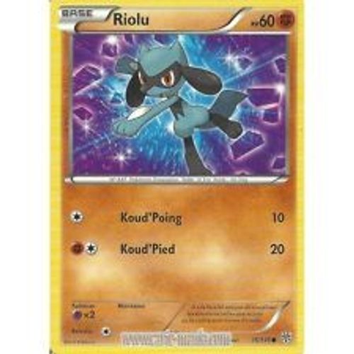 Carte Pokemon Tempete Plasma Riolu 75/135