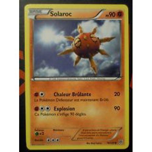 Pokemon Tempete Plasma Solaroc 74/135