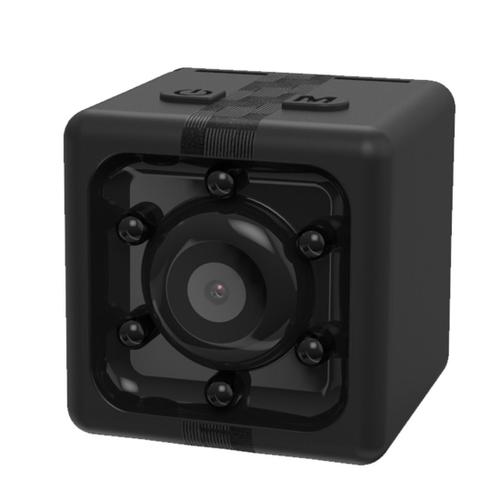 JAKCOM CC2 1080P Enregistreur HD Mini Cube Smart Camera, avec vision nocturne infrarouge et détection de mouvement (noir)