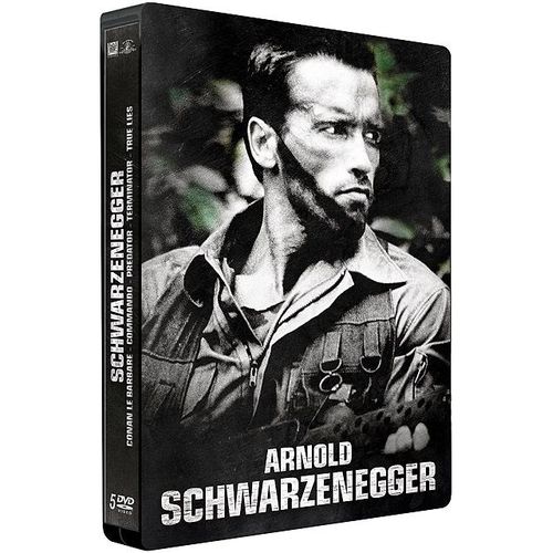 Arnold Schwarzenegger : Conan Le Barbare + Commando + Predator + Terminator + True Lies - Édition Steelbook Limitée