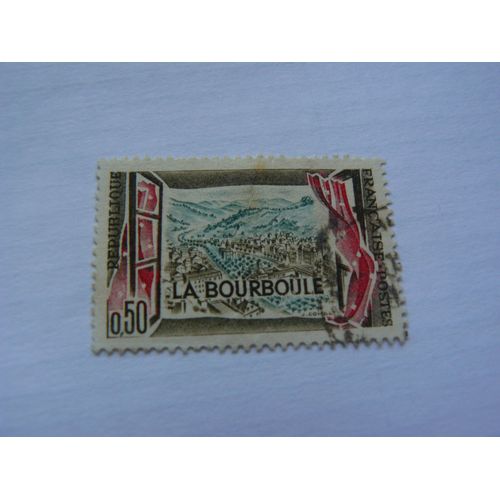 Timbre De La Station Thermale De La Bourboule N° 1256 Oblitéré