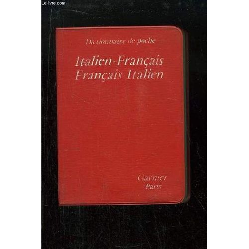 Dictionnaire De Poche Italien - Français Et Français - Italien