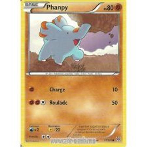 Pokemon Tempete Plasma Phanpy 71/135 Francais