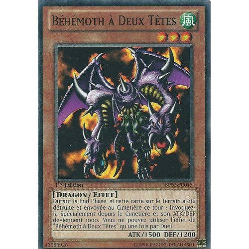 Béhémoth À Deux Têtes - Bp02-Fr017-  Commune