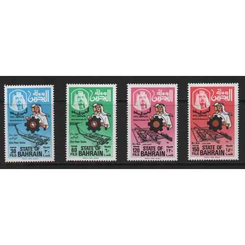 Bahreïn, Timbres-Poste Y & T N° 211 À 214 Journée Nationale, 1974