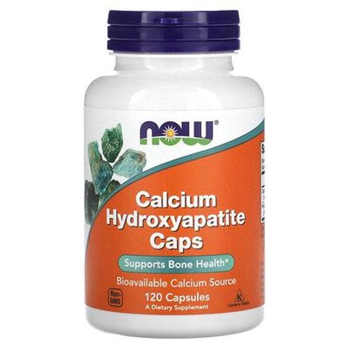 Now Foods Capsules D'hydroxyapatite De Calcium, 120 Capsules 