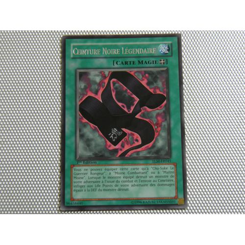Yu-Gi-Oh - Ceinture Noire Légendaire - Tlm-Fr045 - Rare