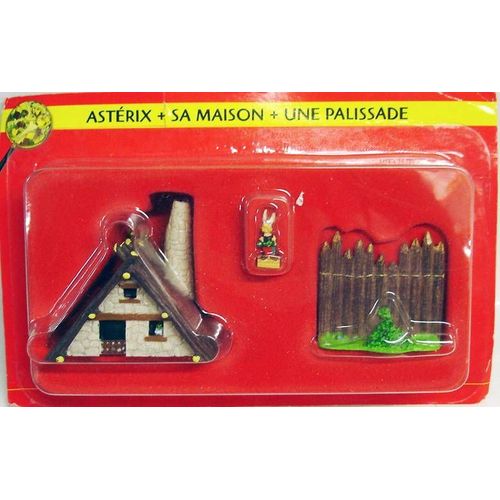 Asterix - Editions Atlas - Le Village - N°01 : Astérix + Sa Maison + Une Palissade