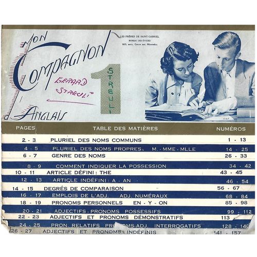 Mon Compagnon D Anglais 1 & 2-Les Frères De Saint-Gabriel