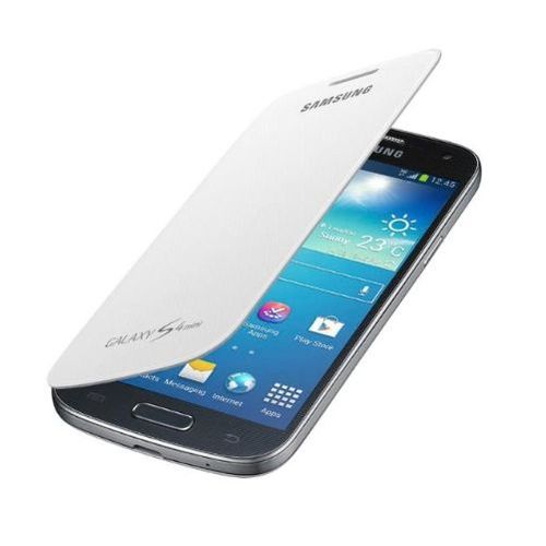 Etui Ef-Fi919bwegww Flip Pour Samsung I9190 Galaxy S4 Mini - Blanc