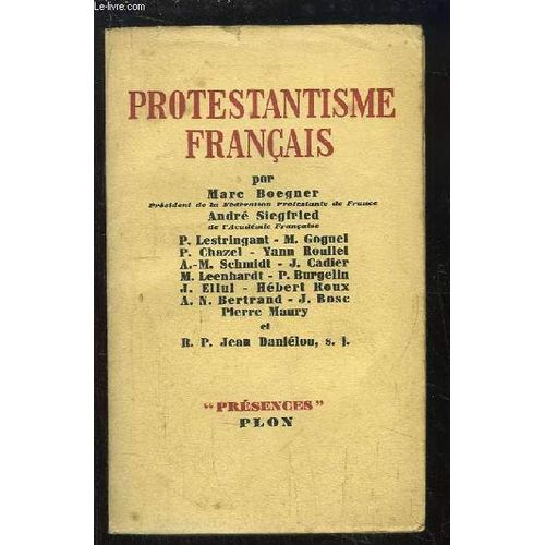 Protestantisme Français.